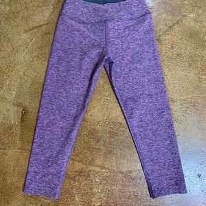 Cropped pink and grey beyond yoga pants